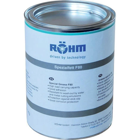 ROHM Röhm Spezialfett 80 1 Kg Drehfutter 1 ROHM Röhm Spezialfett 80 1 Kg Drehfutter