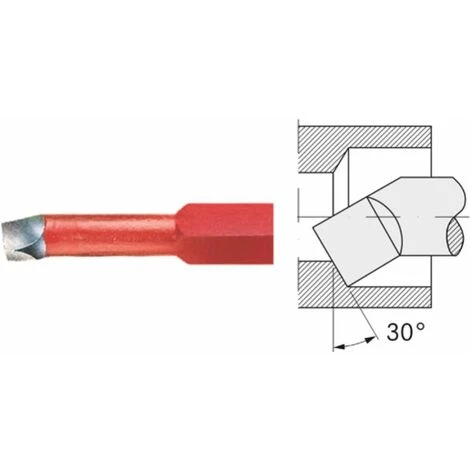ORION Drehmeißel Innen HSSE 20x20 Mm 30 Grad Längs. 1 ORION Drehmeißel Innen HSSE 20x20 Mm 30 Grad Längs.