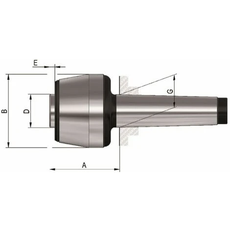 RÖHM Mitlaufende Zentrierspitzen - Für Auswechselbare Einsätze. MK 3. Größe 104 2 RÖHM Mitlaufende Zentrierspitzen - Für Auswechselbare Einsätze. MK 3. Größe 104 – Bild 2