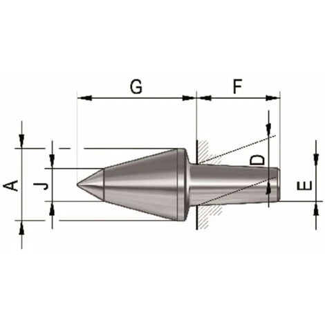 RÖHM Auswechselbare Einsätze Für Mitlaufende Zentrierspitzen. Größe 108. 60°VL 1 RÖHM Auswechselbare Einsätze Für Mitlaufende Zentrierspitzen. Größe 108. 60°VL