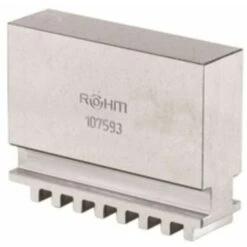 ROHM Blockbacke BL. Größe 200. 4-Backensatz. Ungestuft.ungehärtet. 16MnCr5