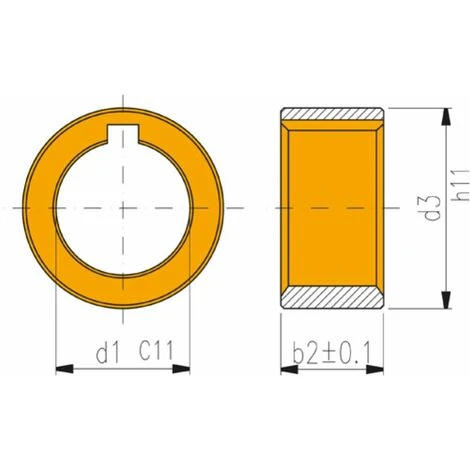 ORION Ringe Für Fräsdorne 50 X 6 Mm Form B DIN 2084 VPE: 5 1 ORION Ringe Für Fräsdorne 50 X 6 Mm Form B DIN 2084 VPE: 5
