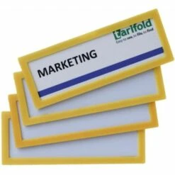 HAUSMARKE Beschriftungsrahmen Magnetisch 120 X 45 Mm Rot Mag