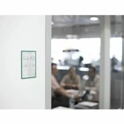 HAUSMARKE Beschriftungsrahmen Selbstklebend DIN A4 Rot Selbs