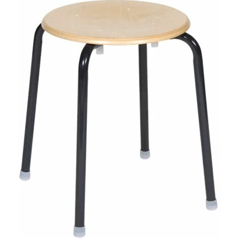 HAUSMARKE Stapelhocker Höhe 450mm Buche-Holzrundsitz Durchm. 1 HAUSMARKE Stapelhocker Höhe 450mm Buche-Holzrundsitz Durchm.