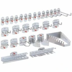 HAUSMARKE Hakensortiment 28-teilig Alufarben