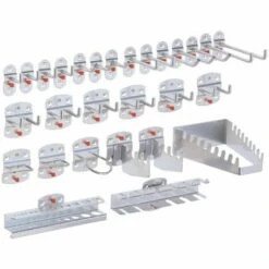 HAUSMARKE Hakensortiment 18-teilig Alufarben