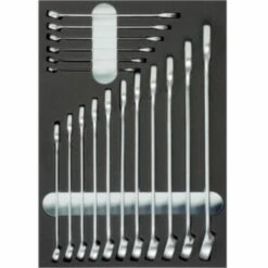 ORION Einlage Best.m.Ring-Maulschl. 17-tlg. Abm.BxT 232x332x31mm Schwarz/grau