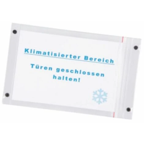 HAUSMARKE Magnettasche Transparent, DIN A5 Mit Druckverschlussband, PVC-Folie 1 HAUSMARKE Magnettasche Transparent, DIN A5 Mit Druckverschlussband, PVC-Folie