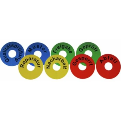 HAUSMARKE Rundsignal / Beschriftungsring Für Gitterboxen, Blau Muster 1 HAUSMARKE Rundsignal / Beschriftungsring Für Gitterboxen, Blau Muster