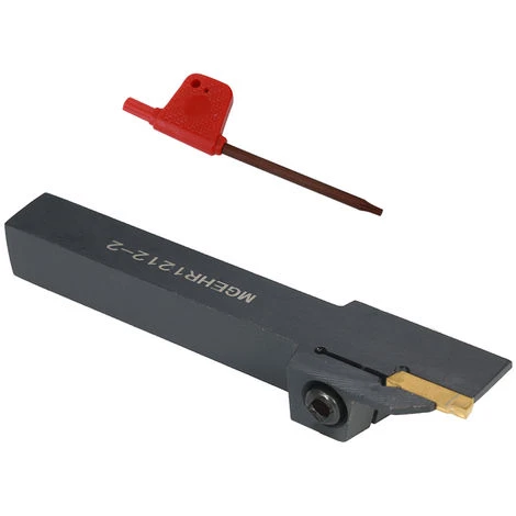 ASUPERMALL 4Pcs / Box Mgmn200 Karbid-Einsatze + 12 * 100Mm Mgehr1212-2 Halter + Wrench Lathe Grooving-Drehwerkzeug Fur Cnc-Maschine 2 ASUPERMALL 4Pcs / Box Mgmn200 Karbid-Einsatze + 12 * 100Mm Mgehr1212-2 Halter + Wrench Lathe Grooving-Drehwerkzeug Fur Cnc-Maschine – Bild 2