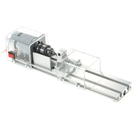 ASUPERMALL 100W Minikorn-Miniatur-Maschine-Tour Gehause Holz Buddha Pearl Tower Schleifen Und Polieren Perlen Diy Drechseln Und Polieren Bohren Drehwerkzeug 12-24Vdc 5 ASUPERMALL 100W Minikorn-Miniatur-Maschine-Tour Gehause Holz Buddha Pearl Tower Schleifen Und Polieren Perlen Diy Drechseln Und Polieren Bohren Drehwerkzeug 12-24Vdc – Bild 5