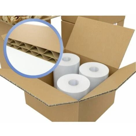 HAUSMARKE Faltkarton Aus Wellpappe 400 X 320 X 210 Mm. Gekle 1 HAUSMARKE Faltkarton Aus Wellpappe 400 X 320 X 210 Mm. Gekle