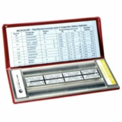 HAUSMARKE Oberflächenvergleichsmuster Längsdrehen 320, Anzahl Vergleichsmuster 8 Stück