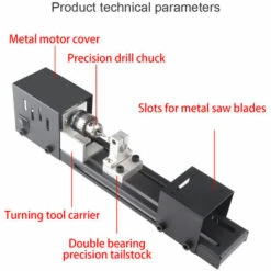 ASUPERMALL Diy Mini Lathe Standard Polierset Fur Die Holzbearbeitung, Europaischer Standard -Drechselbänke & Zubehör Verkäufe 27616090 2