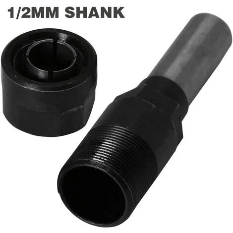 LITZEE Router Spannzangenverlängerung Fräser Bit Spannzangenverlängerung & Trimmen Schneiden Gravur Maschinenverlängerung Holzbearbeitung Spannfutterhalter Fräser (1/2 Schaft) 3 LITZEE Router Spannzangenverlängerung Fräser Bit Spannzangenverlängerung & Trimmen Schneiden Gravur Maschinenverlängerung Holzbearbeitung Spannfutterhalter Fräser (1/2 Schaft) – Bild 3