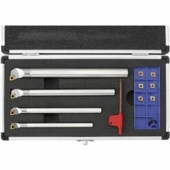 DREHSTAHL-SATZ DREHMEIßEL-SET 95° MIT WENDEPLATTEN FERVI KISCLCR