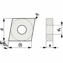 PROMAT Wendeschneidplatte (CNMG120404-M UNI / Inhalt: 10 Stück) - 4000858943 6 PROMAT Wendeschneidplatte (CNMG120404-M UNI / Inhalt: 10 Stück) - 4000858943 -Drechselbänke & Zubehör Verkäufe 30635568 3