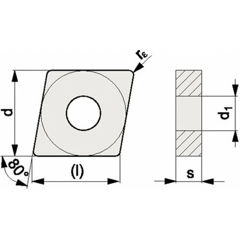 PROMAT Wendeschneidplatte (CNMG120404-M UNI / Inhalt: 10 Stück) - 4000858943 3 PROMAT Wendeschneidplatte (CNMG120404-M UNI / Inhalt: 10 Stück) - 4000858943 – Bild 3
