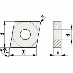 PROMAT Wendeschneidplatte (CNKG120408-AL ALU / Inhalt: 10 Stück) - 4000858993 6 PROMAT Wendeschneidplatte (CNKG120408-AL ALU / Inhalt: 10 Stück) - 4000858993 -Drechselbänke & Zubehör Verkäufe 30635615 3