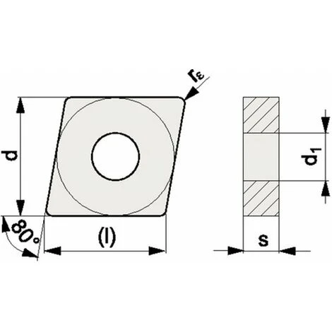 PROMAT Wendeschneidplatte (CNKG120408-AL ALU / Inhalt: 10 Stück) - 4000858993 3 PROMAT Wendeschneidplatte (CNKG120408-AL ALU / Inhalt: 10 Stück) - 4000858993 – Bild 3