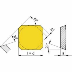 PROMAT Wendeschneidplatte (SEER1203AFSN-R PMK30 / Inhalt: 10 Stück) - 6480008694 -Drechselbänke & Zubehör Verkäufe 30639395 3