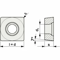 PROMAT Wendeschneidplatte (SCMT09T308-M UNI / Inhalt: 10 Stück) - 6480000007 -Drechselbänke & Zubehör Verkäufe 30657758 3
