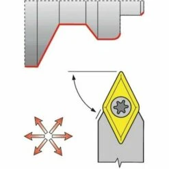 PROMAT Klemmdrehhalter (SDNCN1616H11 / Vernickelt) - 6484001301 -Drechselbänke & Zubehör Verkäufe 30657915 4