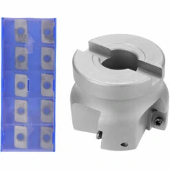 ASUPERMALL BAP 400R50-22-4T Bohrkopf Hartmetallfraser Werkzeugmaschinenzubehor Mit 10 Schneidkopfen