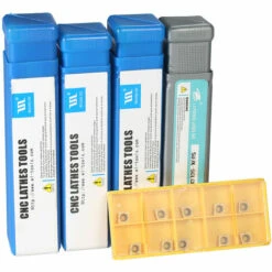 HAPPYSHOPPING 10 Teile / Schachtel CCMT060204-HM Wendeschneidplatten + 6/7/8 / 10mm SCLCR06 Halter Bohrstange + 4 Stücke Schraubenschlüssel