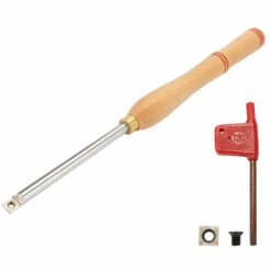 HAPPYSHOPPING Legierter Stahl Drehmaschine Holzdrehwerkzeug Hartmetalleinsatz Schraubenschlüssel Werkzeuge Vierkantschaft Mit Holzgriff Holzbearbeitungswerkzeug,Modell-3, Multicolor