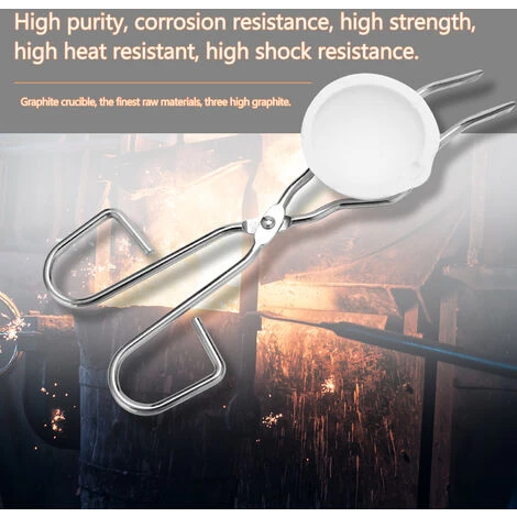 HAPPYSHOPPING 6 Stück Fackelschmelzen Silber Graphittiegel Kit Graphittiegel Becherzangen Schmelzschale Graphit Rührstab Trog Zylinder Graphittiegel Barrenform Gießwerkzeuge Quadratisches Graphit- Und Quarzschmelzen,Mehrfarbig 3 HAPPYSHOPPING 6 Stück Fackelschmelzen Silber Graphittiegel Kit Graphittiegel Becherzangen Schmelzschale Graphit Rührstab Trog Zylinder Graphittiegel Barrenform Gießwerkzeuge Quadratisches Graphit- Und Quarzschmelzen,Mehrfarbig – Bild 3