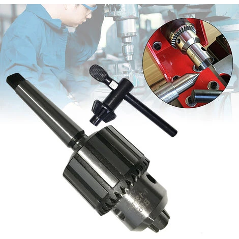 HAPPYSHOPPING Mini-HM-Stahl MT2 Bohrfutteraufnahme 5/64,Schwarzes Silber 2 HAPPYSHOPPING Mini-HM-Stahl MT2 Bohrfutteraufnahme 5/64,Schwarzes Silber – Bild 2