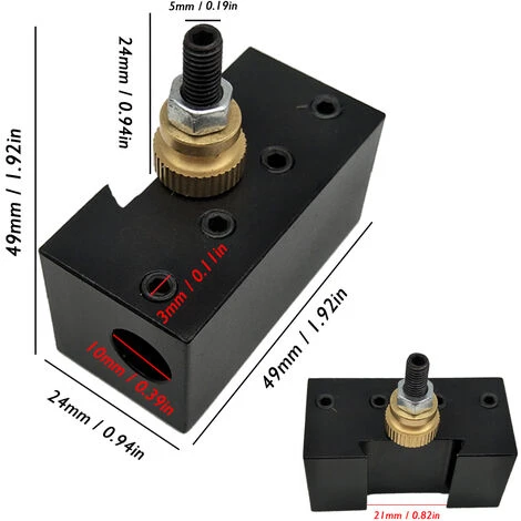 HAPPYSHOPPING Mini-Drehmaschine Trennmesser-Werkzeughalter Für Schnellwechsel-Werkzeughalter,Modell-3 5 HAPPYSHOPPING Mini-Drehmaschine Trennmesser-Werkzeughalter Für Schnellwechsel-Werkzeughalter,Modell-3 – Bild 5