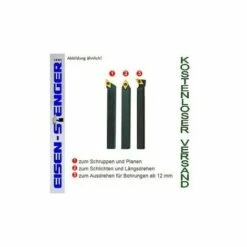 PROXXON Stahlhaltersatz 10x10x90 Mit HM-Wendeplatten No 24556