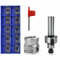 HAPPYSHOPPING C3/4-FMB22 Zylinderschaft-Verlängerungsstange 400R-50-22 Stirnfräser Mit 10PCS APMT1604 Einsätzen Schraubenschlüssel CNC-Werkzeug,Mehrfarbig -Drechselbänke & Zubehör Verkäufe 39709067 3