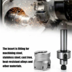 HAPPYSHOPPING C3/4-FMB22 Zylinderschaft-Verlängerungsstange 400R-50-22 Stirnfräser Mit 10PCS APMT1604 Einsätzen Schraubenschlüssel CNC-Werkzeug,Mehrfarbig -Drechselbänke & Zubehör Verkäufe 39709067 5