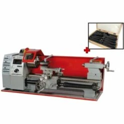 METALLDREHBANK VARIABLE GESCHWINDIGKEIT HOLZMANN ED400FD + DREHSTAHL SATZ 9TLG10