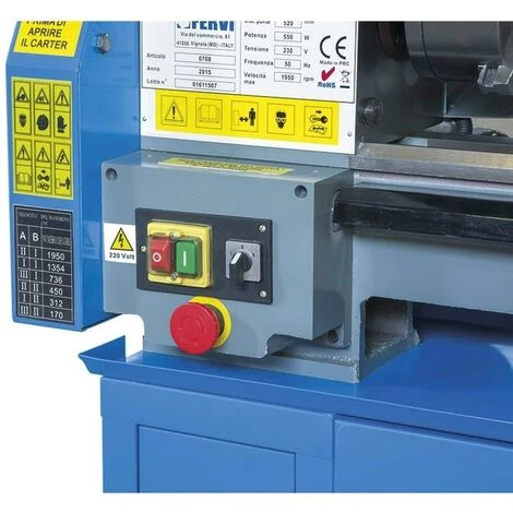 METALLDREHMASCHINE DREHMASCHINE TISCHDREHMASCHINE DREHBANK FERVI 0708 2 METALLDREHMASCHINE DREHMASCHINE TISCHDREHMASCHINE DREHBANK FERVI 0708 – Bild 2