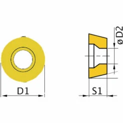 OPTIMUM® Optimum HM-Ersatzwendeplatten ISO RNMG1204MO, 3441705