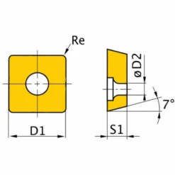 Optimum HM-Ersatzwendeplatten ISO PSDNN3232P15, 3441757