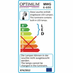 Optimum LED Maschinen- Und Werkstattleuchte MWG 6-600, 3351052