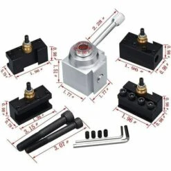 BRIDAY Schnellwechsel-Drehwerkzeughalter Aus Stahl Für Drehmaschinen, Bohrer -Drechselbänke & Zubehör Verkäufe 45293837 3