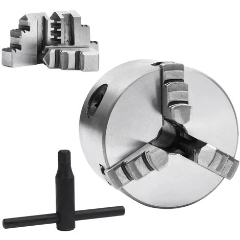 LONGZIMING 3-Backen-Drehfutter Selbstzentrierend 80 Mm Stahl 2 LONGZIMING 3-Backen-Drehfutter Selbstzentrierend 80 Mm Stahl – Bild 2