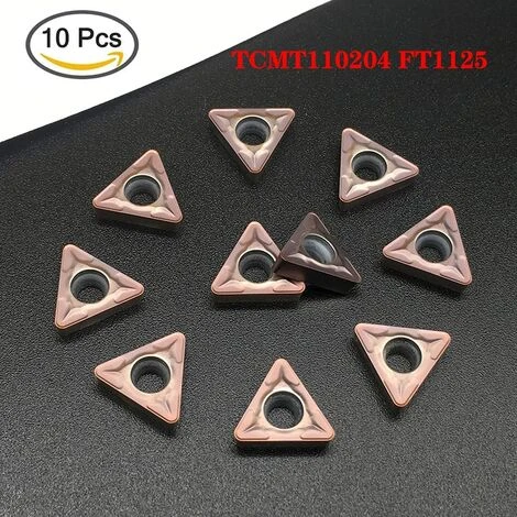 ECHOO 10 Stück Hochwertiger Drehschneider TCMT110204 FT1125 Hartmetalleinsätze Dreheinsätze CNC-Drehwerkzeug Für Edelstähle, Tcmt110204 Ft1125 1 ECHOO 10 Stück Hochwertiger Drehschneider TCMT110204 FT1125 Hartmetalleinsätze Dreheinsätze CNC-Drehwerkzeug Für Edelstähle, Tcmt110204 Ft1125