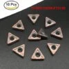 ECHOO 10 Stück Hochwertiger Drehschneider TCMT110208 FT1125 Hartmetalleinsätze Dreheinsätze CNC-Drehwerkzeug Für Edelstähle, Tcmt110208 Ft1125