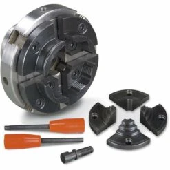 Holzstar Vier-Backenfutter Drechselbank, Spannbereich 50-90 Mm, Schraubeinsatz