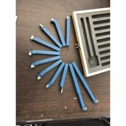 HIASDFLS 11 Stücke Hartmetallbestückte Drehmaschine Drehwerkzeuge Metallschneidwerkzeug Bits Set 7 HIASDFLS 11 Stücke Hartmetallbestückte Drehmaschine Drehwerkzeuge Metallschneidwerkzeug Bits Set -Drechselbänke & Zubehör Verkäufe 55533370 3