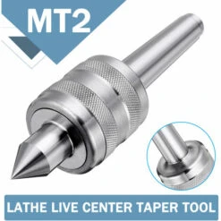 DRILLPRO MT2 0,001 Präzisions-Präzisions-Stahldrehmaschine Live Center Taper Tool Dreifachlager Für CNC-Schneiddrehmaschine Werkzeug Für Metallholzdrehmaschine -Drechselbänke & Zubehör Verkäufe 56656893 3