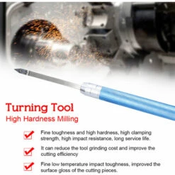 HAPPYSHOPPING 12 Teile / Satz Hohe Härte Metall Drehmaschine Drehwerkzeug Kit Bohrstangenhalter Set Für Die Verarbeitung Von Stahlteilen Handholzbearbeitungswerkzeug -Drechselbänke & Zubehör Verkäufe 60883528 3